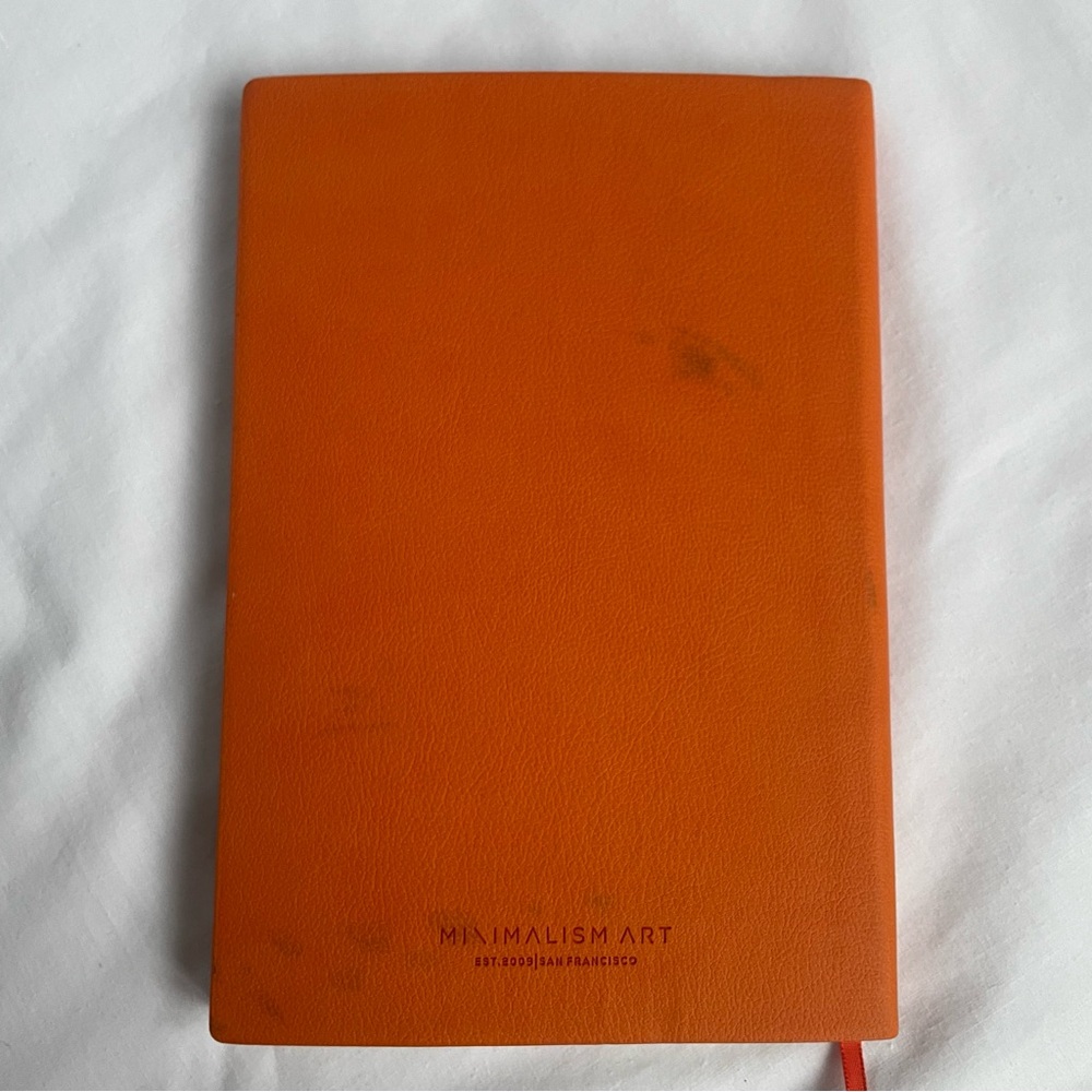 Orange Softcover Dotted Grid Notebook Journal - Picture 2 of 8